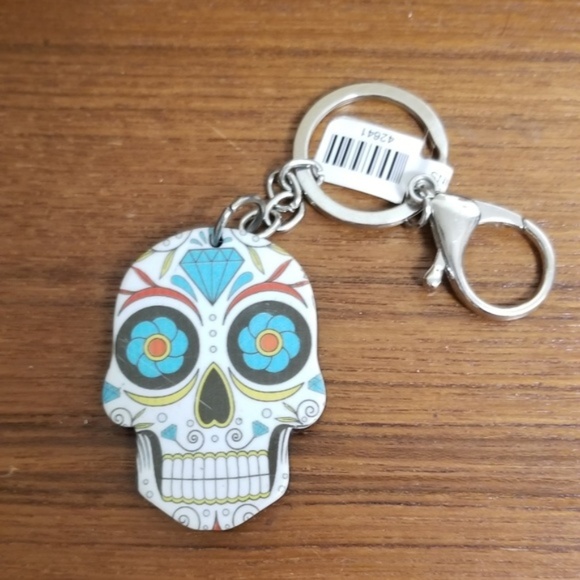 Sugar Skull Accessories - FINAL PRICE - Sugar Skull Keychain